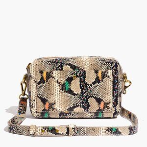 Madewell The Transport Camera Bag Snake Embossed Edition 🇨🇦